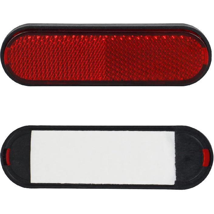NTHREEAUTO Red Reflectors Motorcycle Safety Reflector Reflective Sticker Universal Compatible With Bicycle, Bike, Trailer, Cars, Trucks, Boat, ATV,