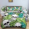 Skull Pattern Bedding Set For Bedroom Soft Cozy Duvet Cover Set Luxury Single Twin King Size Quilt Covers Home Textile
