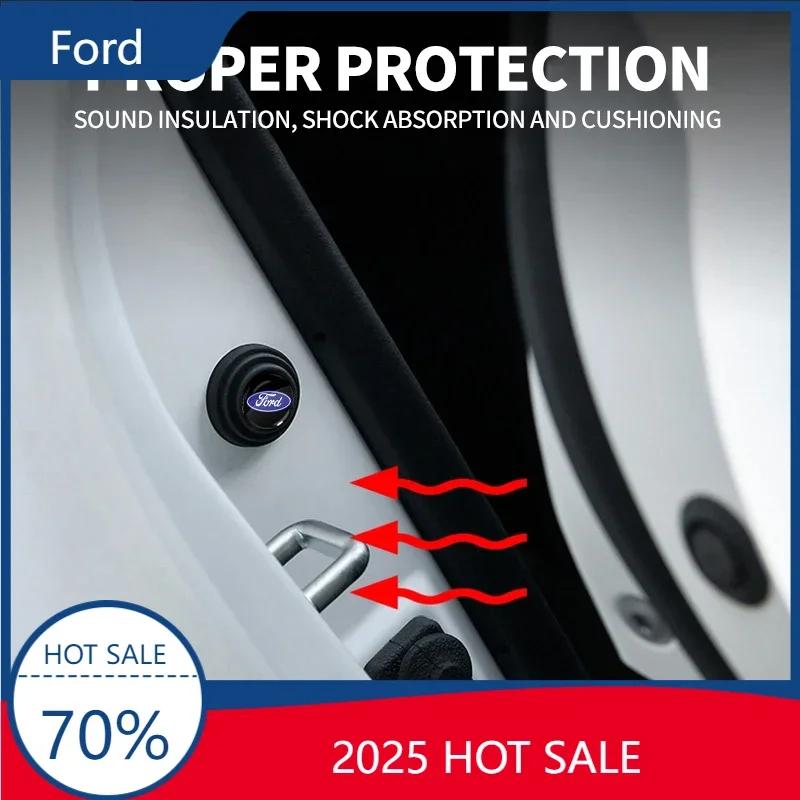 Hot 2025 Hot For Ford Car Door Anti-collision Silicone Pad Self-adhesive Sticker Door Closing Soundproof For Ford Focus ST Range