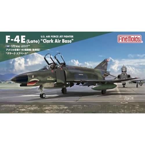 Fine Molds 1/72 Scale US Air Force F-4E Fighter (Late Model) Clark Air Base Plastic Model FF06 (Airplane)