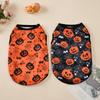 Funny Pet Cat Clothes For Small Medium Dogs Halloween Costume T-shirt Puppy Cats Sleeveless Vest Dress up Kitten Yorkie Outfits