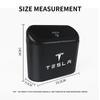 Autoaufkleber 2025 Neues Tesla Auto Tragbarer Hängender Auto-Mülleimer Abfalleimer Mülleimer mit Deckel Für Tesla Modell 3 Modell X Y Stil M