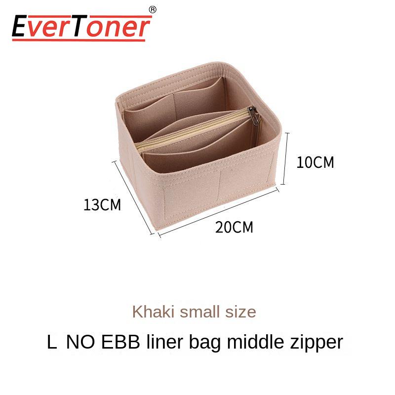 EverToner Bag Organizer Insert For l-v Noe Organiser Felt material Divider Shaper Protector Compartment Inner Bag Accessories