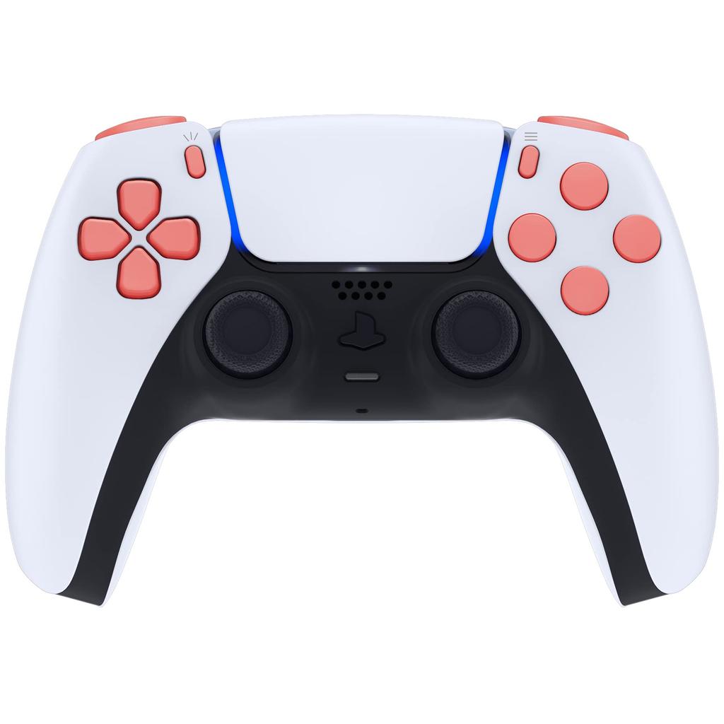 eXtremeRate Replacement for PS5 Controller Share Optional Face Full Button Set for PlayStation 5 Controller Controller Not Included D-Pad (BDM-010 &