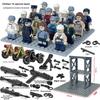 Special forces military building blocks special police armed sentry tower scene toy humanoid birthday present Zombie warrior