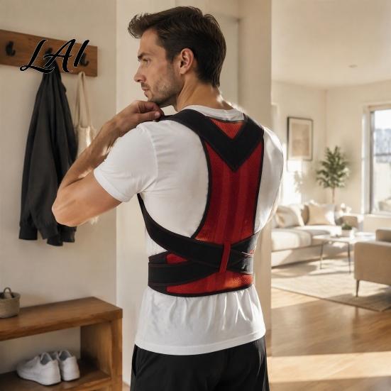 Invisible Hunchback Corrector Posture for Men Women Breathable Adjustable Back Support Brace Anti-hunchback Comfortable Brace Correction Belt Strap