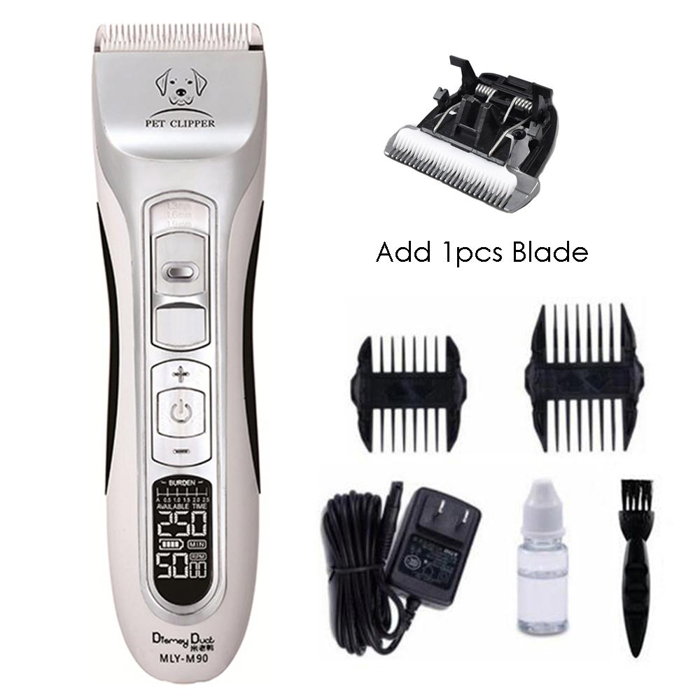 Profional Pet Clipper Dog H Trimmer Groomg Shaver Powerful Rechargeable Cat Electric Scissors Mower Hcut He M90