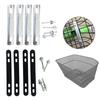 Bike Mount Accessory Rear Rack Support Bracket Made Of Reliable Steel Materials