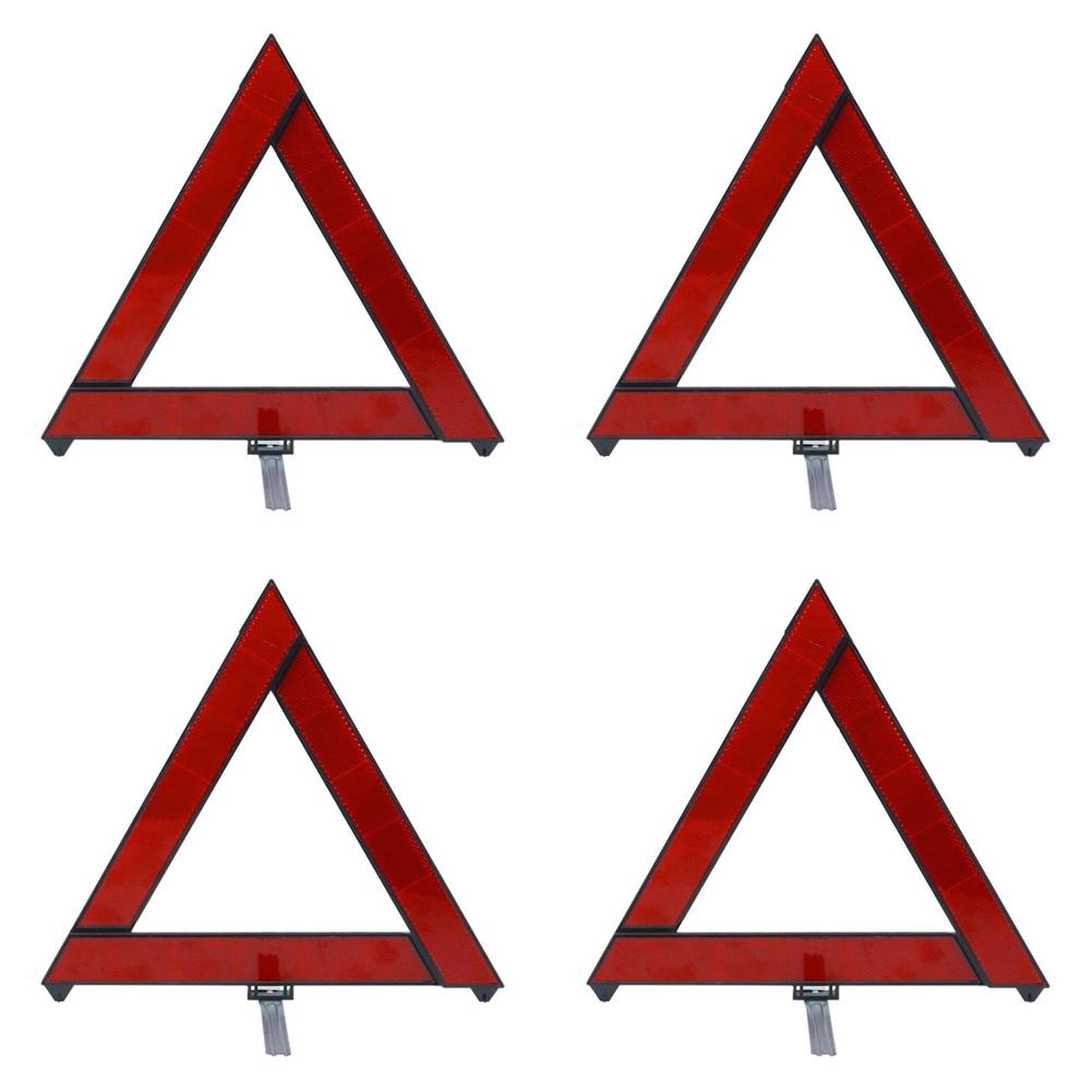 Car Foldable Reflective Tripod Foldable Emergency Breakdown Warning Triangle Night Road Safety Warning Tripod Car Accessories