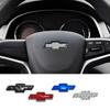 Rvdn6 Carbon Fiber for Chevrolet Malibu Cruze Equinox Impala Traverse Lacetti Captiva Sail Car Steering Wheel Center Sticker 4.6x1.6cm