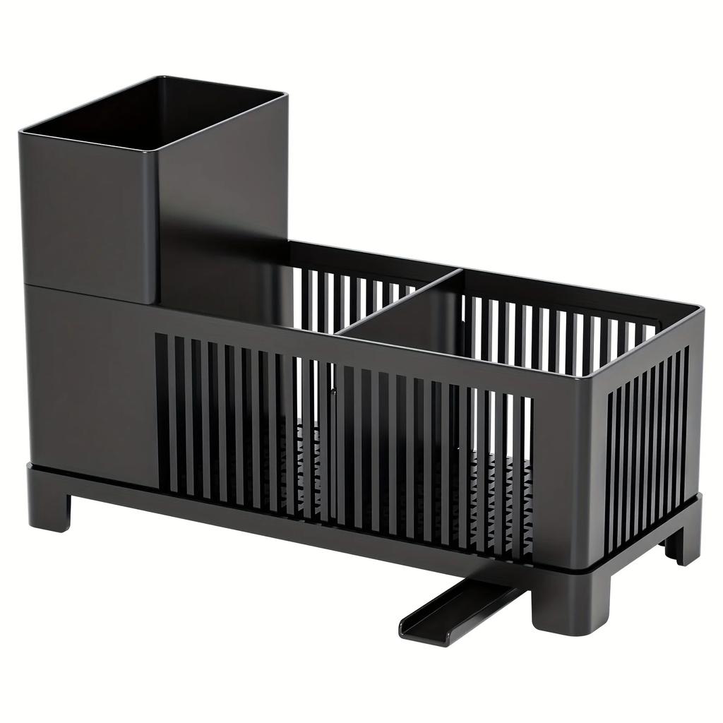 1pc Kitchen Drain Rack Kitchen Utensils Storage Basket Used for Storing Cleaning Tools Sponge Cleaning Drying Drain Basket