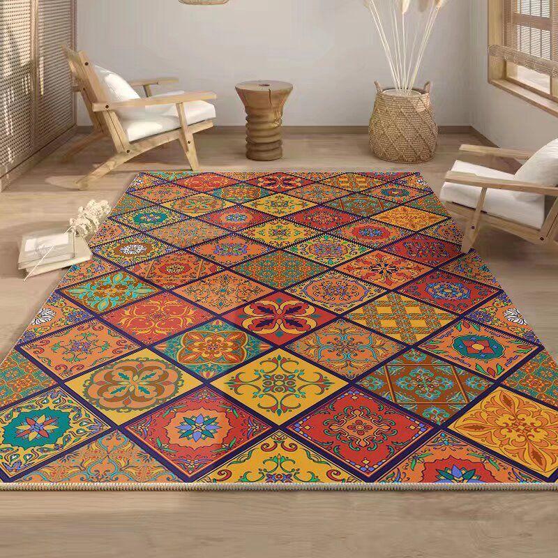 Etnický Severský Retro Bohémský Koberec Obývací Pokoj Konferenční Stolek Pohovka Ložnice Noční Stolek Domácí Koberec