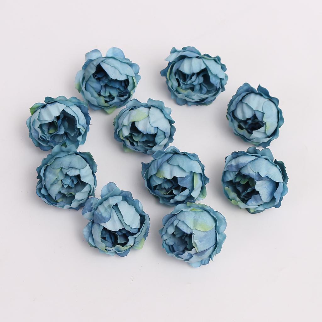 5/10Pcs Artificial Peony Flowers 4.5cm Fake Flower Heads for Home Room Dceor Wedding Marriage Decoration DIY Gifts Accessory