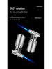 Large-Capacity Windproof Metal Torch: Direct Flame Outdoor BBQ and Kitchen Lighter
