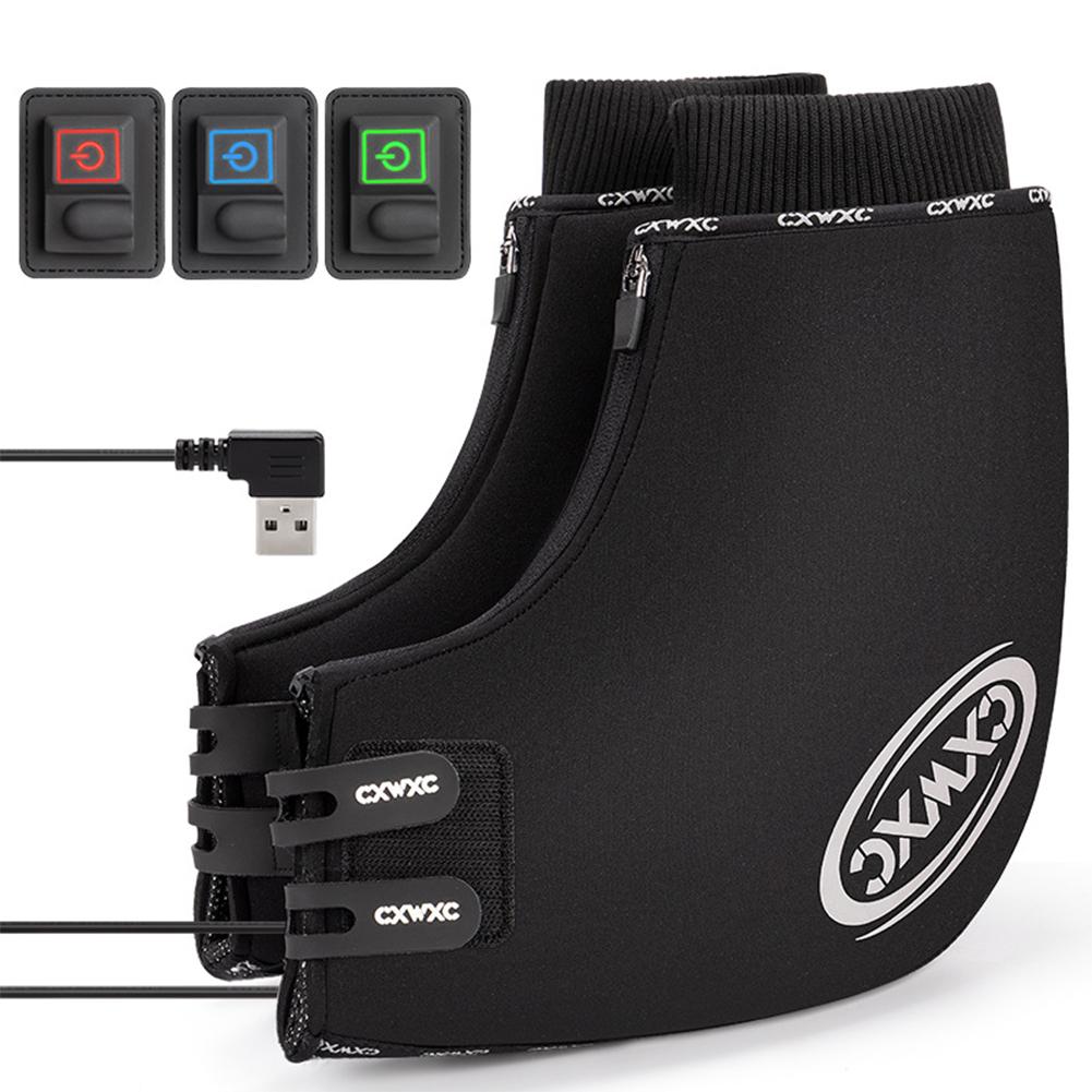 Electric Heating Handlebar Gloves MTB Bike Handguard Windproof Bicycle Handlebar Gloves Thermal For Outdoor Cycling