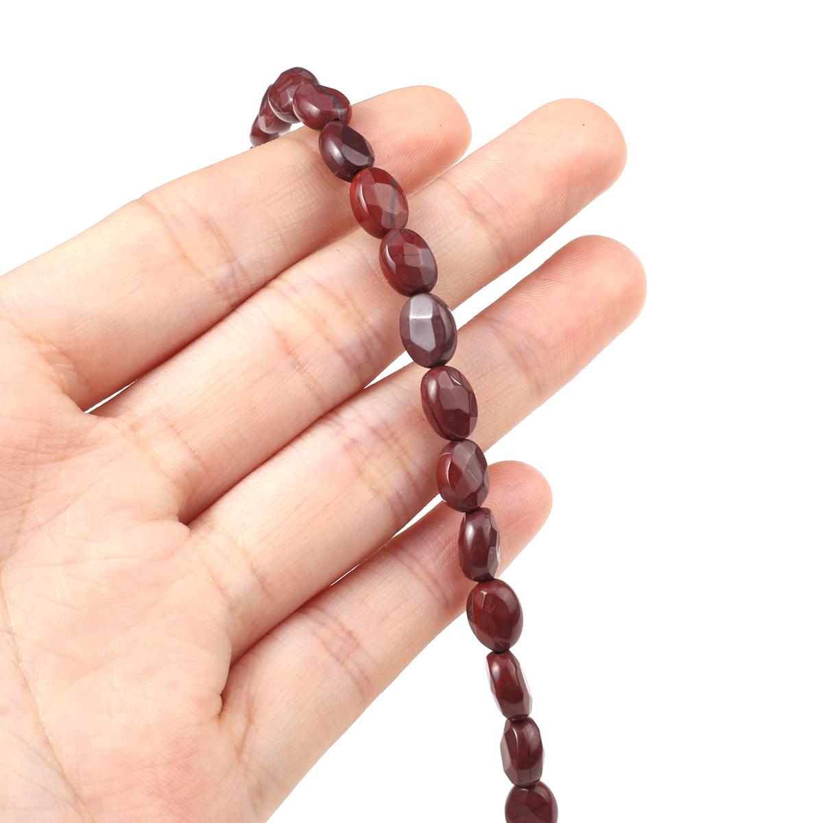 

Бусины из натурального камня опал/розовый кварц овальные граненые бусины для изготовления ювелирных изделий DIY ожерелье браслет серьги аксессуар Red Stone/8x6x4mm