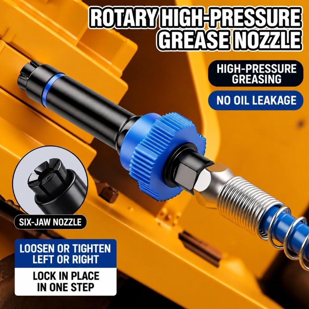 Flexible Extension High Pressure Grease Coupler