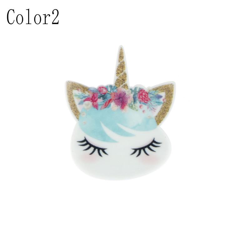 5Pcs planar resin cute unicorn head kawaii resin cabochons DIY craft accessor 5Pcs planar resin cute unicorn head kawaii resin cabochons DIY craft accessor