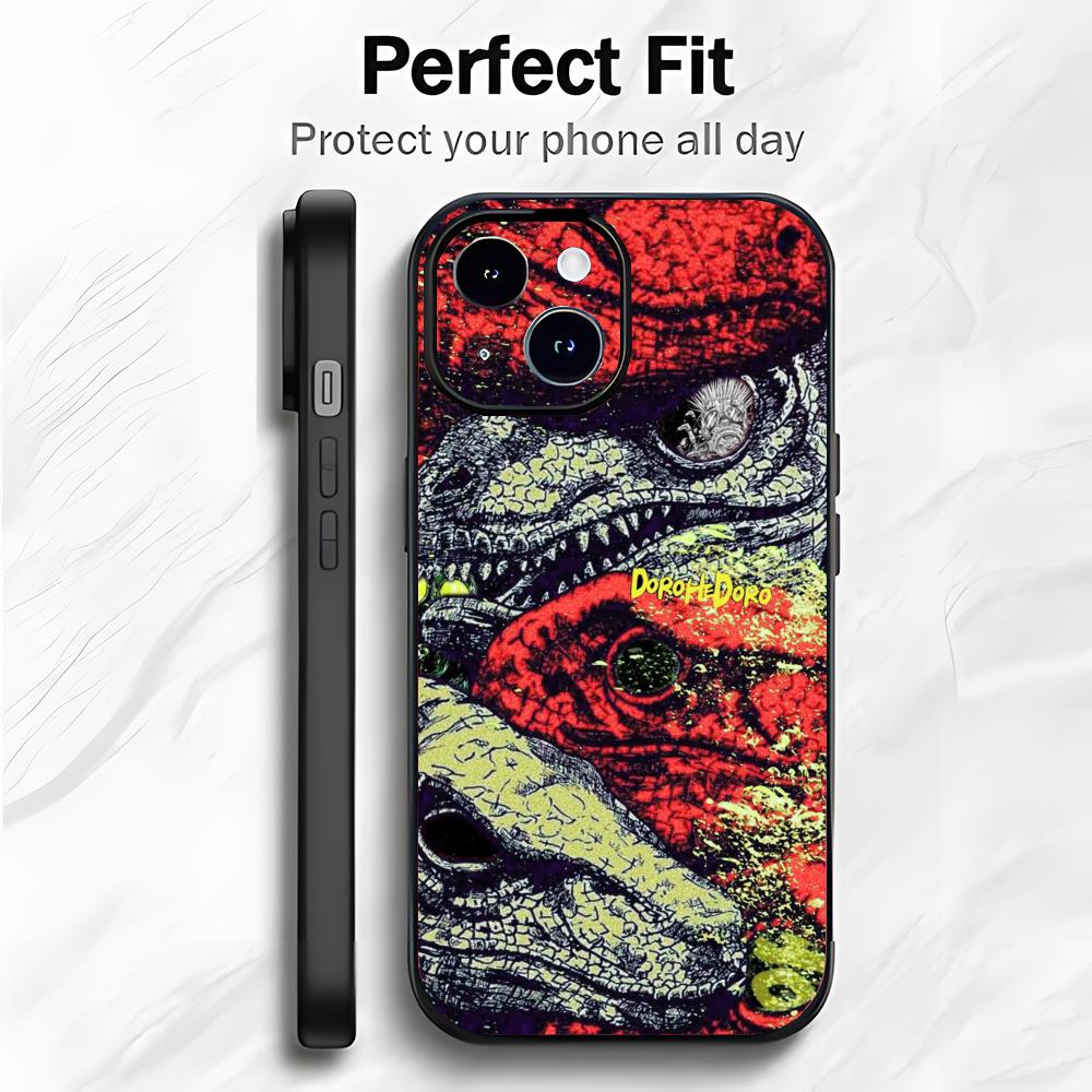 Dark Unique Anime D-Dorohedoro Phone Case Phone Case Soft Packaging Lightweight For iPhone17 16 15 14 13ProMax