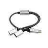 Typ-C Dual Buchse Verlängerung: Handy-/Tablet-Splitter