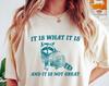 È Quello Che È E Non È Fantastica-Maglietta, Maglietta Comfort Colors, Maglietta Meme, Maglietta Vintage, Maglietta Procione, Maglietta Divertente, Salute Mentale