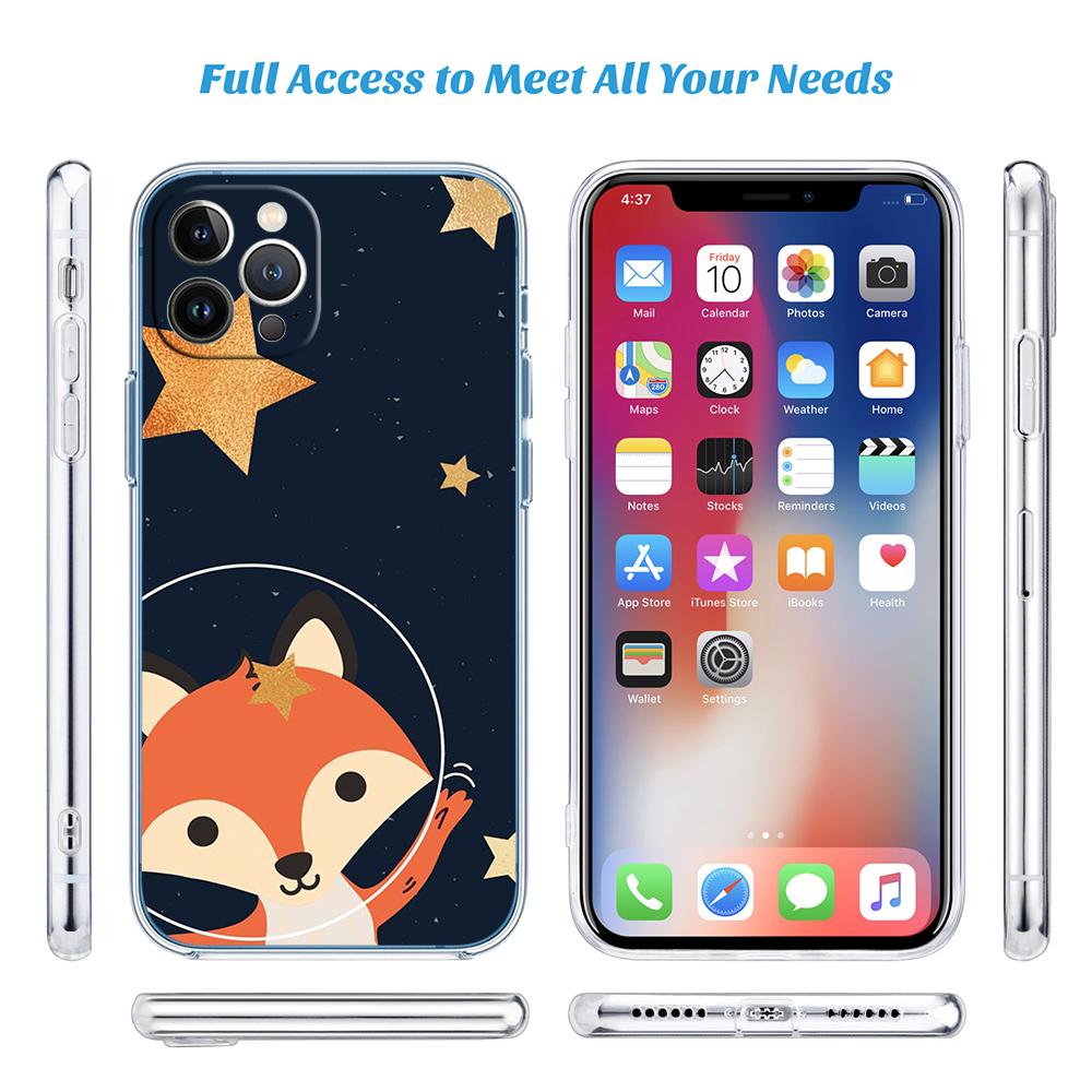 QT18 fox funny foxs lovely cute New High-End Phone Case for Samsung Galaxy A04 A04S A05 A05S A14 A23 A34 A54 M23 M52 M53 A55 A35
