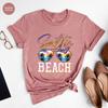 Salty Beach Shirt, Summer Shirt, Beach Party T-Shirt, Summer Vibes Shirt For Women, Palm Tshirt, Beach T Shirt