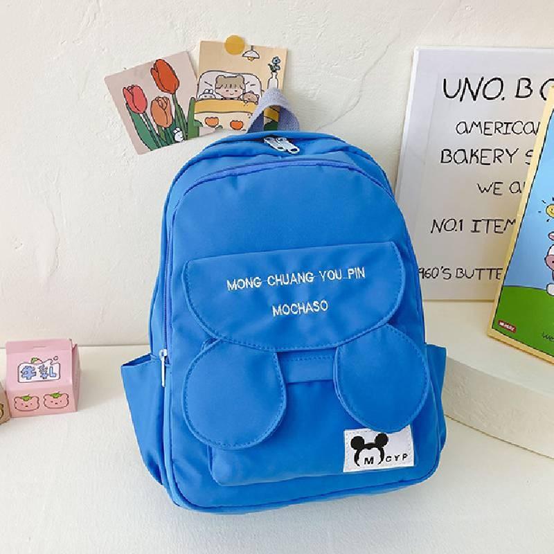 Kids Backpack Mouse With Ergonomic Shoulder Straps Nylon Bag School