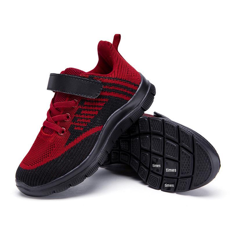 Baskets d'été respirantes en Flyknit colorées pour enfants pour l'école - Tendance et confortables pour garçons et filles