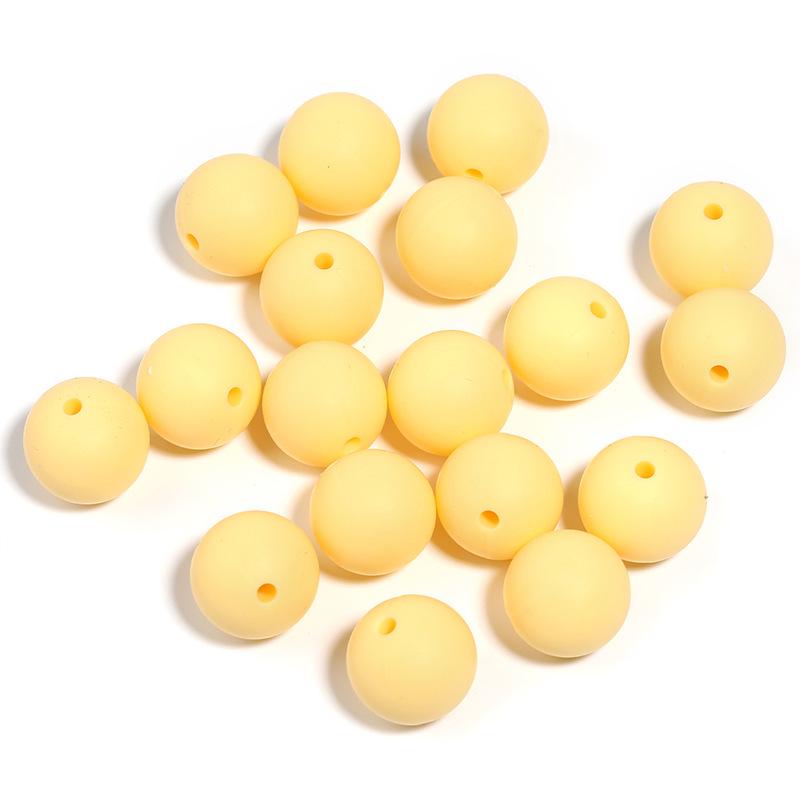 15mm Multi-color Eco-friendly Silicone Macaron Phone Chain & Keyring Jewelry DIY Kit