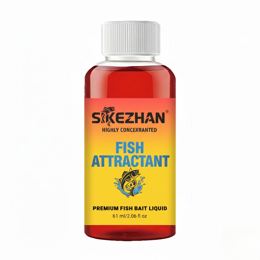SIKEZHAN Fast Affect Fish Attractant Red Worm Liquid Scent Additive Concentrated Bait Flavor for All Freshwater Fish