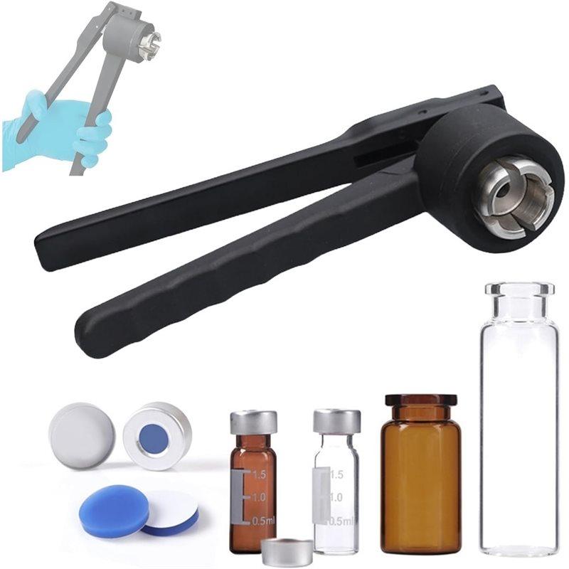 J1UL1N 13Mm Manual Vial Crimping Tool Manual Flip Cap Sealing Tool Anti-Slip Handle Professional Airtight Sealer Lab & Home Use