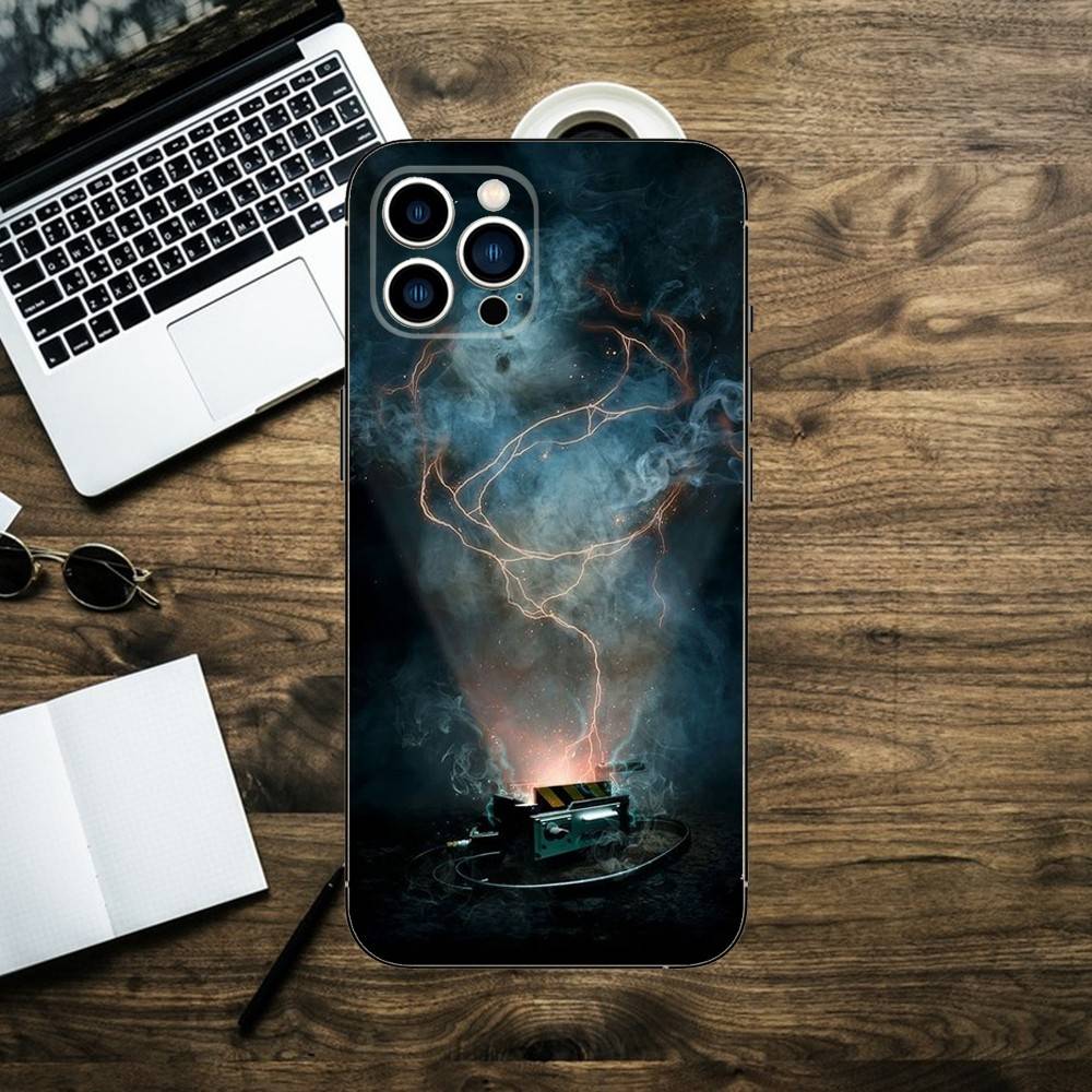 E-Extreme G-Ghostbusters Phone Case For iPhone 16,15,14,13,12,11,XS,XR,X,8,7,Pro,Max,Plus,mini Silicone Black Cover