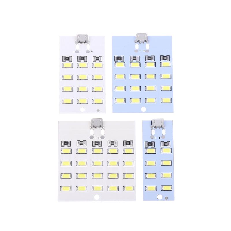 Mirco USB Schnittstelle 5730 SMD 5V 430Ma~470Ma LED Beleuchtungspanel USB Mobiles Licht Notlicht Nachtlicht DIY Schreibtischlampe