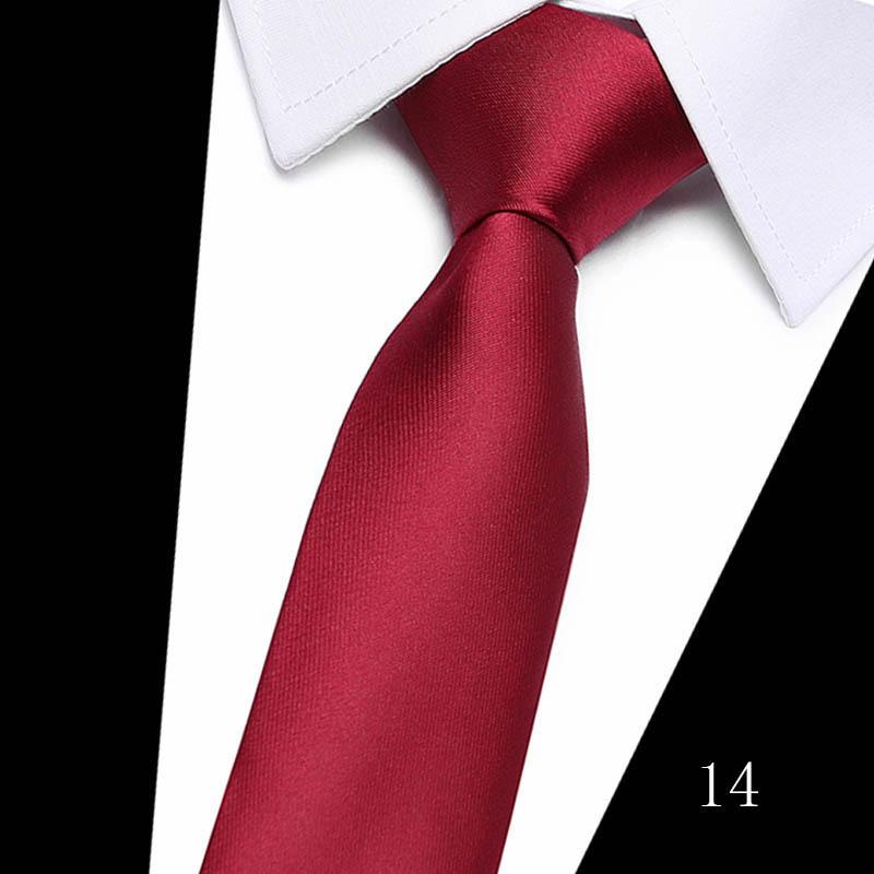 Men'S Polyester Silk High-End Twill Gold Tie 7.5Cm Formal Wedding Etiquette Tie