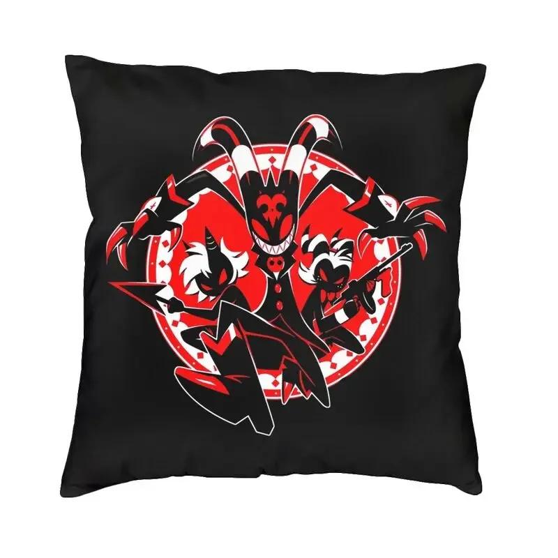 Anime Animated Movies Helluva Loona Cushion Cover Double-sided Print Throw Pillow Case for Sofa Pillowcase Home Decorative