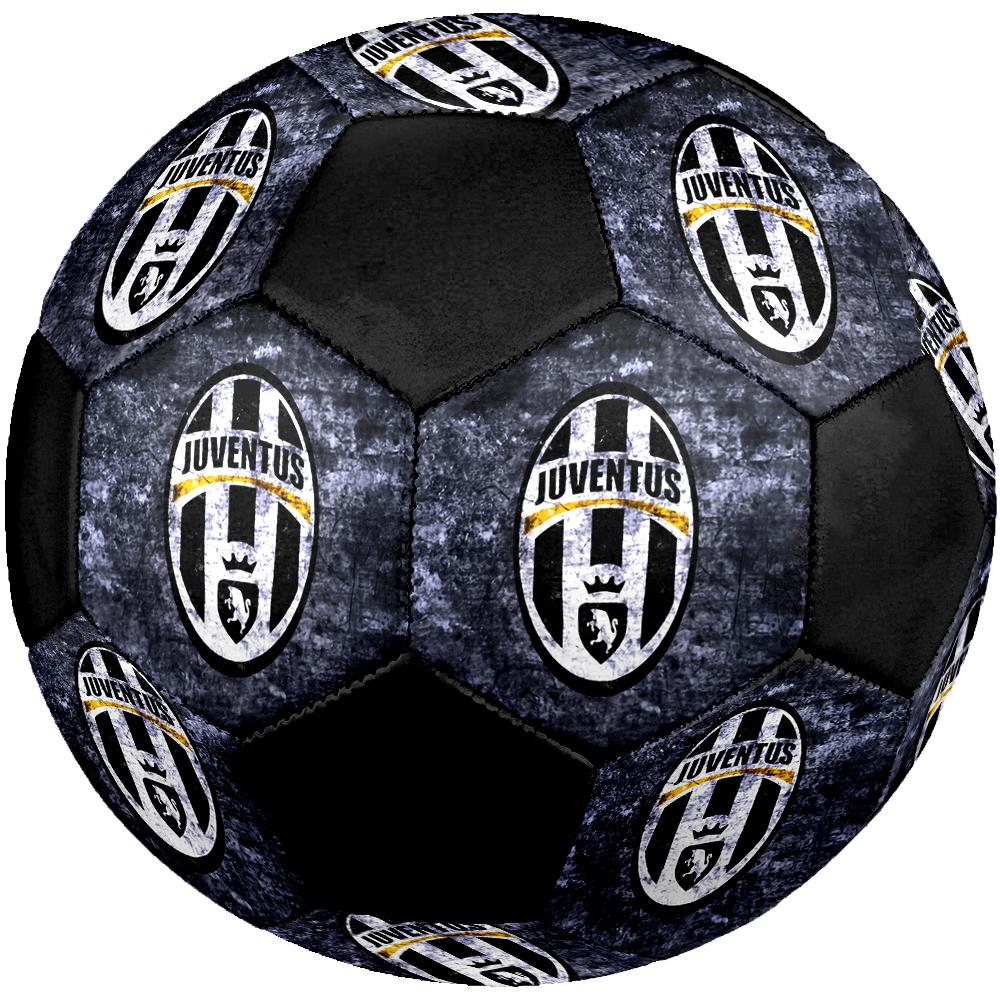 Pallone da Calcio Juventus FC, colorato, adatto a tutte le età, cucito a macchina, materiale PVC, qualità da competizione, resistente e ad alto rimbalzo