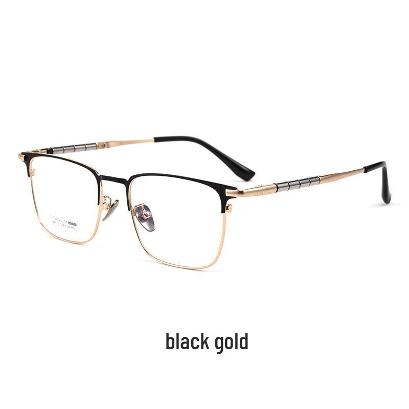 

Полутитановая ретро оправа для очков Bestfen 9009T с дизайном «восходящий бамбуковый сустав»