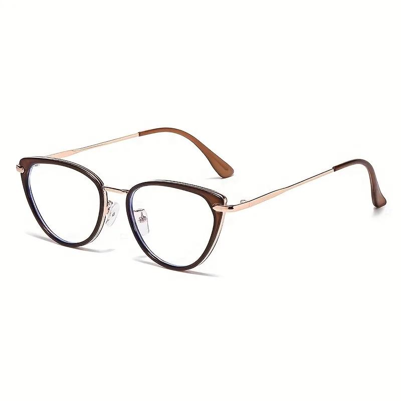 1/3PCS Cat Eye Glasses Women Anti Blue Light Retro Transparent Frame HD Eyewear Fashion