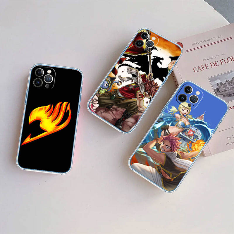 JO22 Fairy Tail Phone Case for Motorola E22S E7 G6 G7 G8 G9 Plus Power Play G10 G20 G04 E30 E40 E22 E20 E13 G22 G23 G Stylus Play