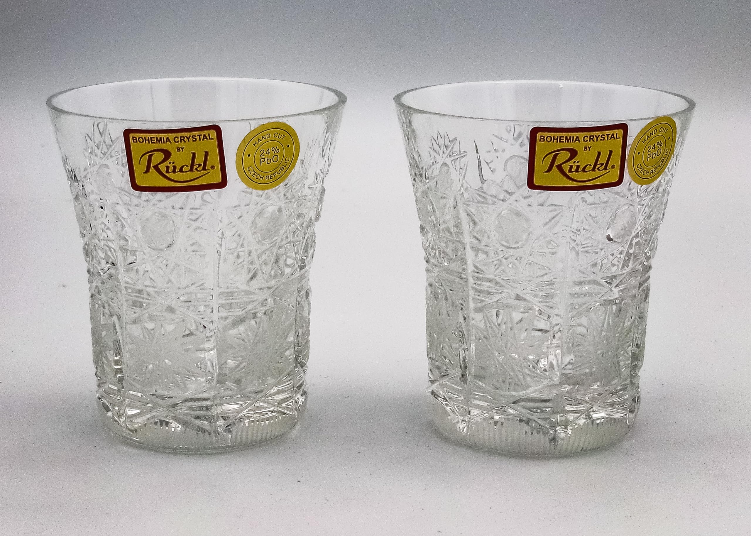 

Bohemian Crystal Glass 500PK Sake Glasses (Set of 2) (Liqueur Glasses) 24071-57001-045