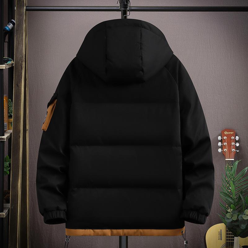 Men's Winter Jacket Cotton Thickened Warm Coat Fashion Casual Loose Comfortable High Quality Fabric Down Jacket