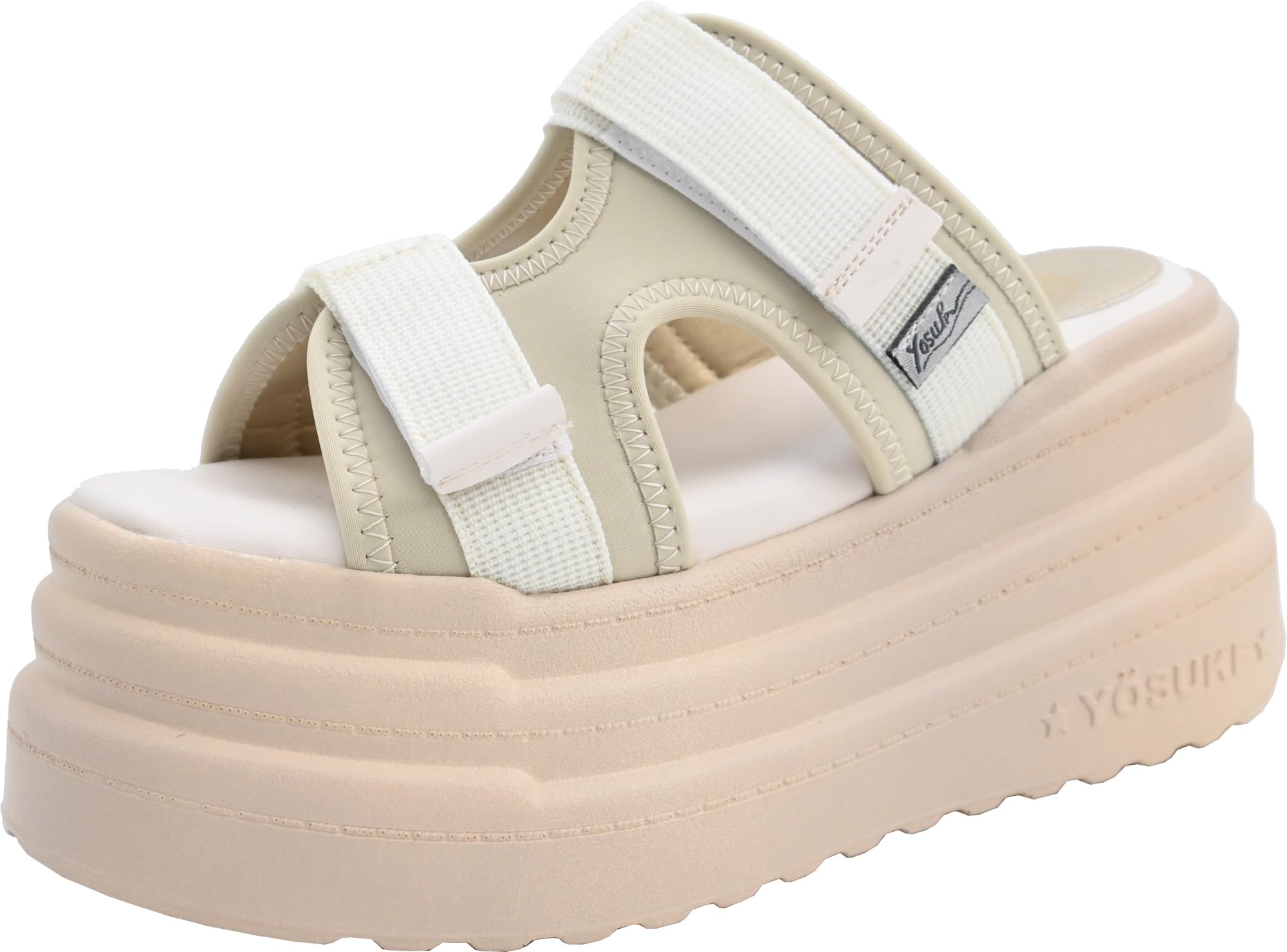 

Yosuke Women s Ivory Wedge Sandals, Size 24.5cm (2710037)