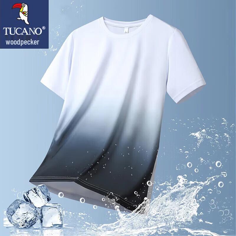 TUCANO Men's Summer Loose Fit Crew Neck T-Shirt
