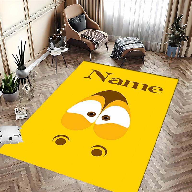 Custom Personalization Larva Area Rug - Perfect For Kitchen, Bathroom,Laundry Room Decor Large Size Available,Gift All Seasons