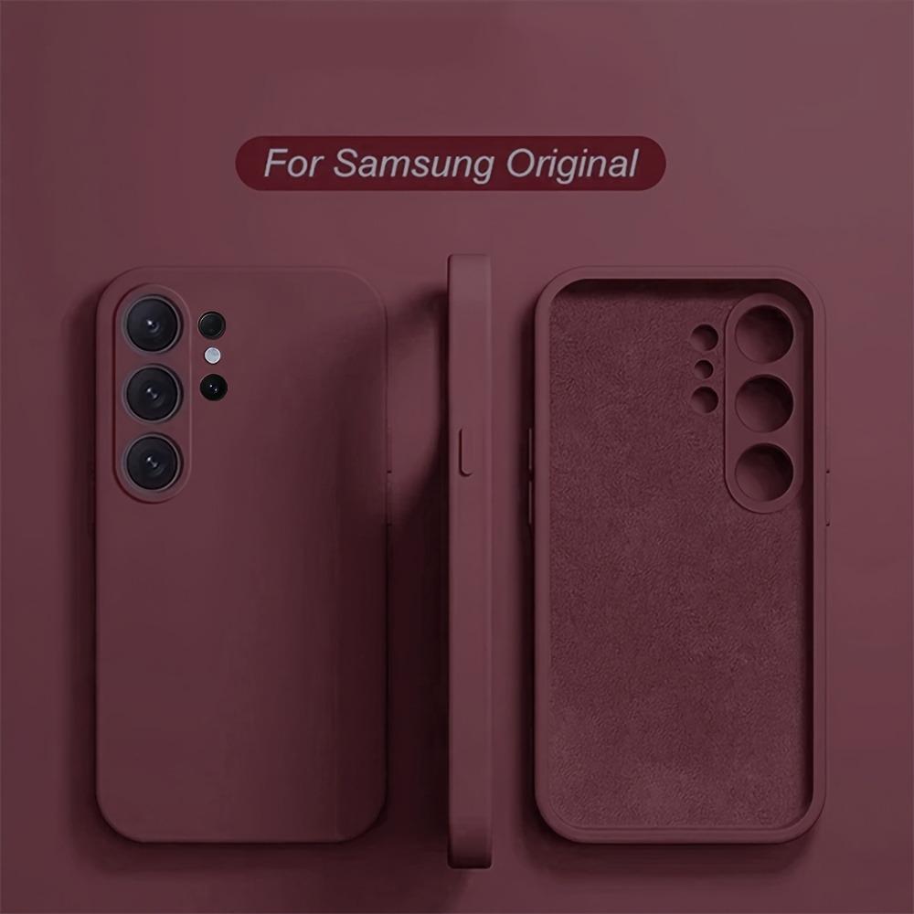 S26 Ultra Plus Hülle Flüssigsilikon Handyhülle Für Samsung Galaxy S26 S25 S24 Ultra Plus S 26 Ultra Hüllen Stoßfest Weiche Abdeckung