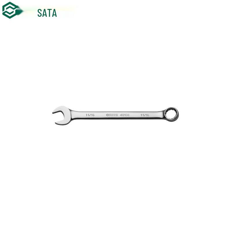 SATA Fully Polished Combination Wrench 9/16 inch
