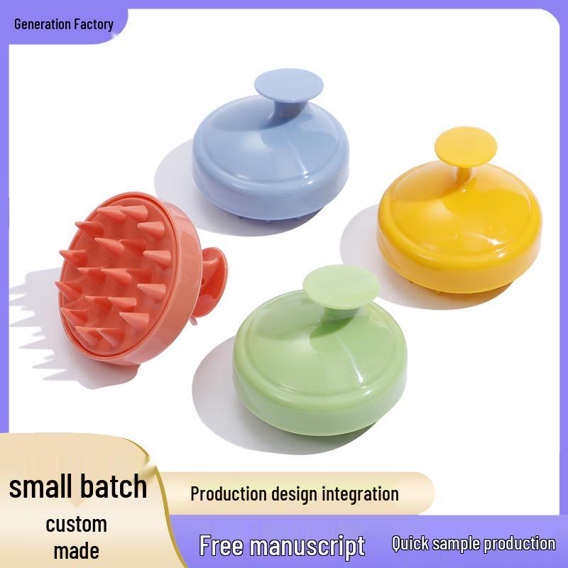 Silicone Scalp Massage Shampoo Brush Comb - Invigorates and Smooths Hair