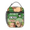 Custom Zoro O-One P-Piece Thermal Insulated Lunch Bags Portable Lunch Box for Work School Travel Multifunction Food Tote Bags