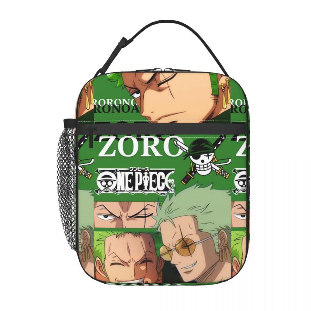 Custom Zoro O-One P-Piece Thermal Insulated Lunch Bags Portable Lunch Box for Work School Travel Multifunction Food Tote Bags